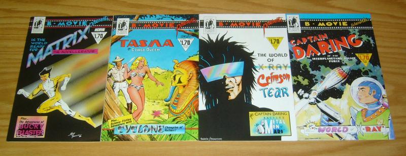 B-Movie Presents #1-4 VF/NM complete series - tasma the congo queen - cap daring