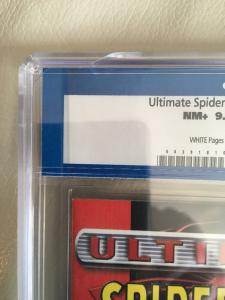 Ultimate Spider-Man #13 CGC 9.6 (2001) Bendis Story White Pages