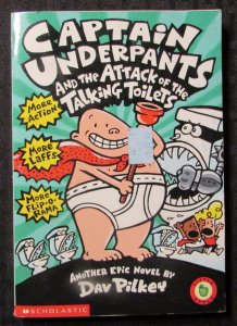 1999 CAPTAIN UNDERPANTS Talking Toilets by Dav Pilkey SC FN- 5.5 1st Scholastic