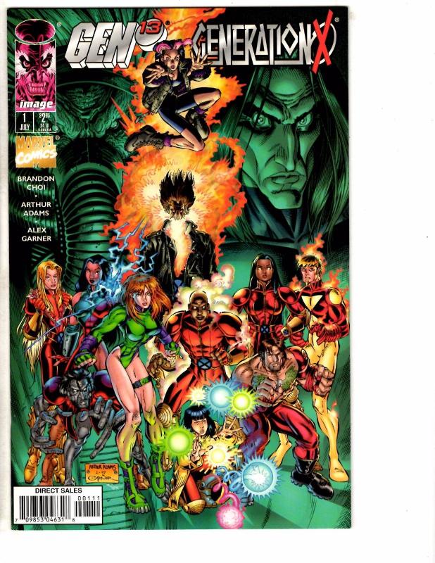 7 Generation X Marvel Comic Books 95' 96' 97' 99' + Flashback -1 Gen 13 # 1 J206