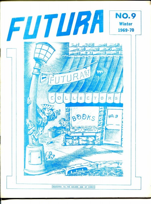 Futura #9 1969-Danny Cassidy-final issue-Golden Age fanzine-Flash-Batman-VF+