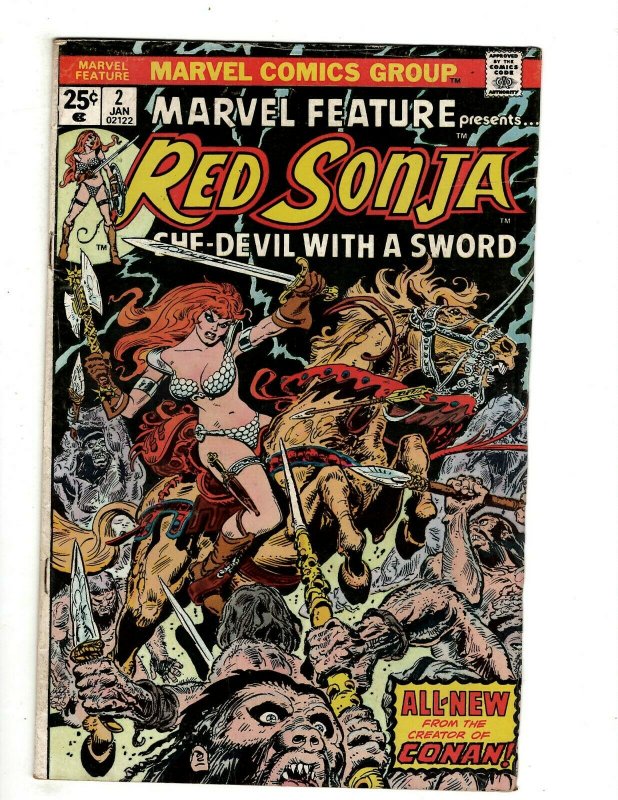 5 Red Sonja Marvel Comics # 2 3 4 5 6 Marvel Feature She Devil with a Sword HG1