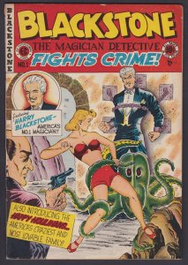 Blackstone the Magician Detective Fights Crime 1 EC Comics 1947 VG 