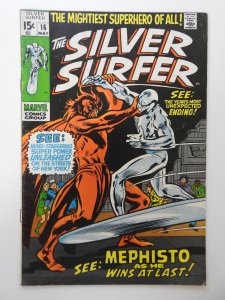 The Silver Surfer #16 (1970) VG Condition cover detached bottom staple