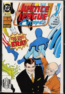 Justice League Europe #36 (1992) Maxwell Lord