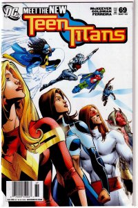 Teen Titans V3 (2003) #1/2,1-28,34-51,53-64,66,67+ Geoff Johns, comics lot of 66