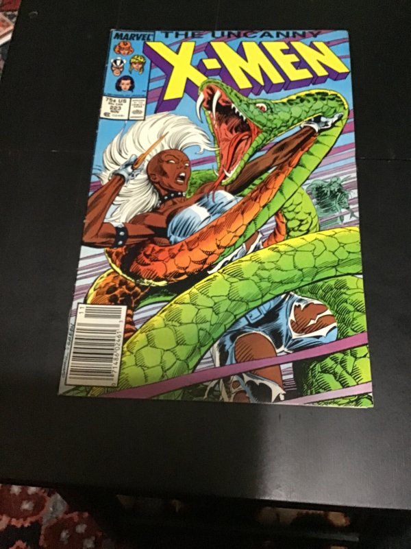 The Uncanny X-Men #223 (1987) Storm vs Python cover! Forge! High-grade VF/NM Wow