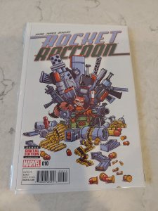 Rocket Raccoon # 10 Skottie Young  Variant First Print