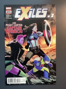 Exiles #3 (2018) Newsstand Edition. 1st Captain Carter