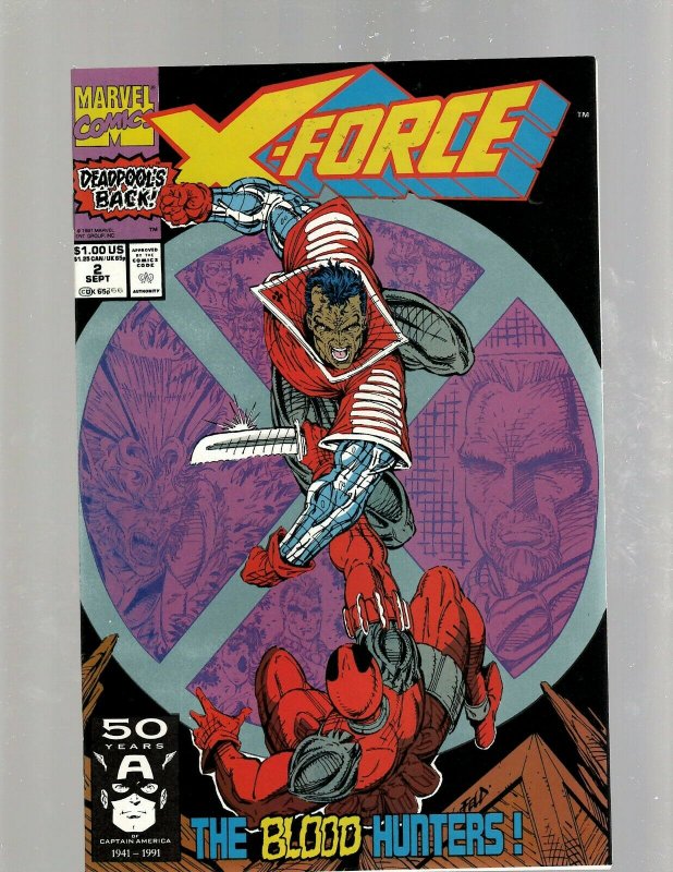 X-Force # 2 NM Marvel Comic Book X-Men Deadpool Domino Cable Wolverine SM19