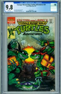 TEENAGE MUTANT NINJA TURTLES #24 CGC 9.8 1991-comic book 3810014011