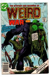 Weird War Tales #55 newsstand - Horror - 1977 - VG