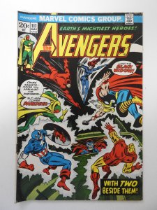 The Avengers #111 (1973) VG+ Condition moisture stain