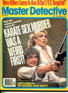 Master Detective 2/1977-TD Pub-spicy gun moll-Karate sex murder-VG 