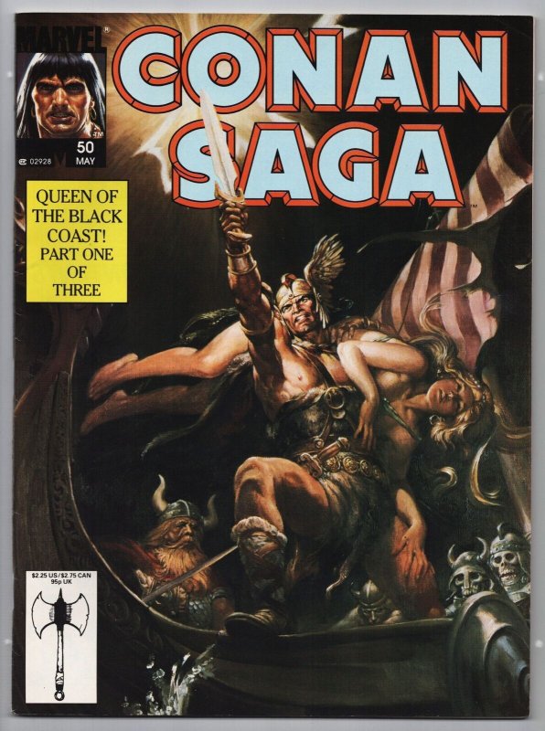 Conan Saga #50 (Marvel, 1991) FN 