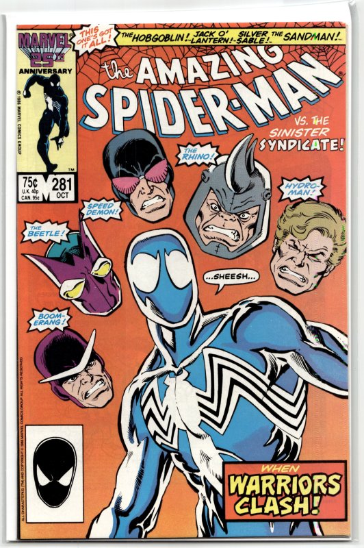 The Amazing Spider-Man #281 (1986) Spider-Man