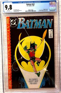 ?~DC~BATMAN #442~?~1st TIM DRAKE in ROBIN COSTUME~GEORGE PEREZ~?~CGC 9.8~?