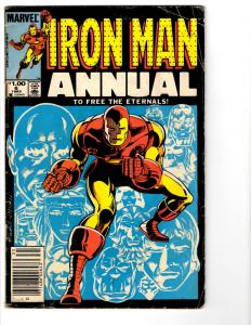 8 Iron Man Marvel Comics Annual # 5 6 7 8 9 10 11 12 Black Panther Namor BH19