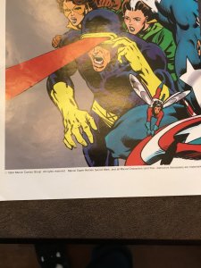 Marvel Super Heroes Secret War Poster from 1984!
