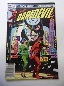 Daredevil #197 (1983) VG Condition Moisture stain bc