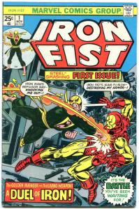 Iron Fist #1 1975-BRONZE-AGE MARVEL KEY-first Issue-iron Man vg