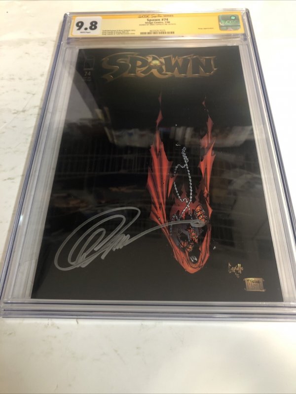 Spawn (1998) # 74 (CGC 9.8 SS) Signed Greg Capullo * Image Comics * Census = 5
