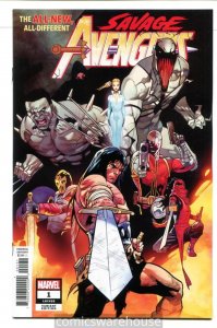 SAVAGE AVENGERS (2022 MARVEL) #1 VARIANT 1:25 BAZALDUA NM G32910
