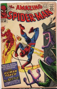 The Amazing Spider-Man #21 (1965) Spider-Man VG Condition