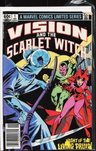 Vision and the Scarlet Witch #1 Newsstand Edition (1982) The Vision [Key Issue]
