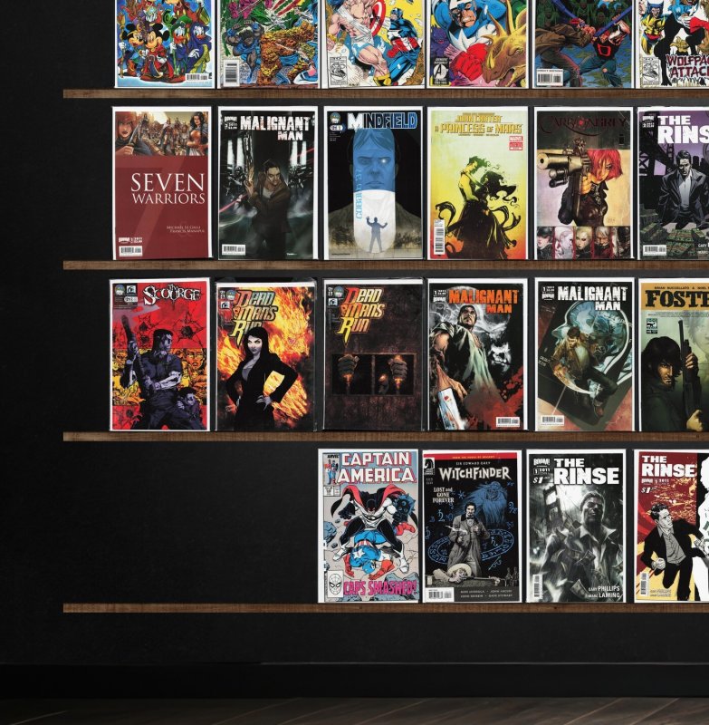 Huge Lot 150+ Comics with Captain America, Farscape, Mindfield & More!