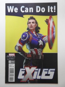 Exiles #3 Variant Cover Edition! Peggy Carter as Captain Carter! NM Condition!