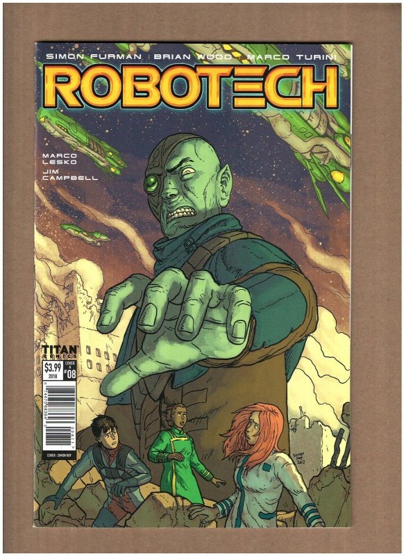 Robotech #8 Cover A Titan Comics 2018 Brian Wood NM- 9.2