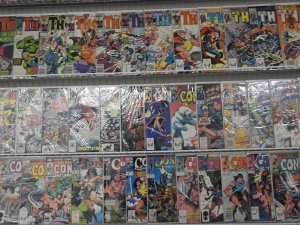 Huge Lot 130+ Comics W/ Avengers, Thor, Daredevil+ Avg Fine Condition!