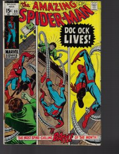 Amazing Spider-Man #89 (Marvel, 1970) GD