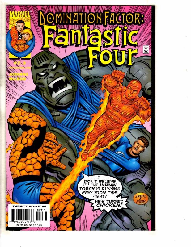 8 Marvel Comics Domination Factor Fantastic Four 1.1 2.3 2.4 3.5 4.8 +1 2 3 GM14