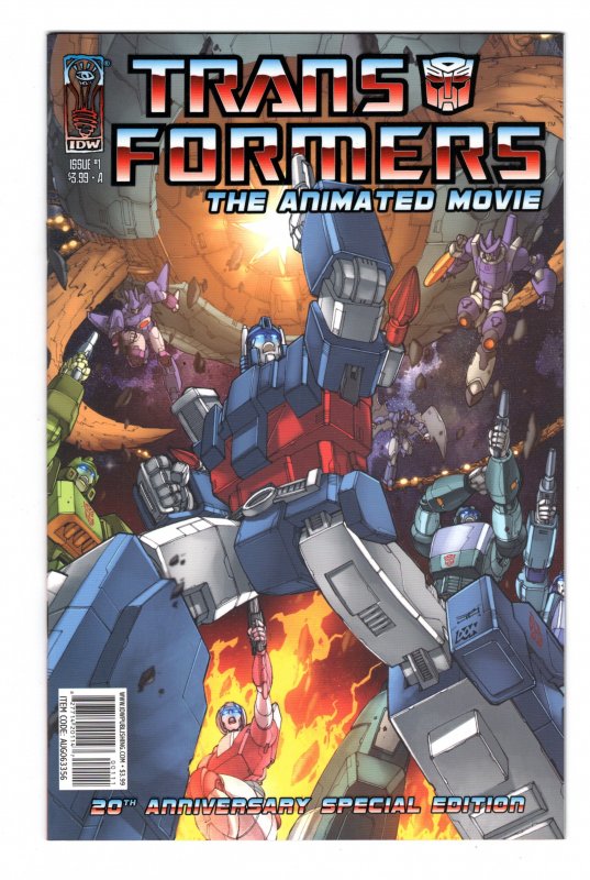 Transformers: The Animated Movie #1 IDW NM