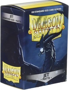 Dragon Shield Sleeves Standard Matte Jet 100 ct