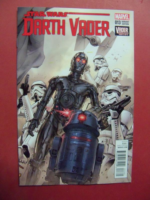 DARTH VADER #013 CLAY MANN  CONNECTING VARIANT COVER NM 9.4 MARVEL 2015 SERIES