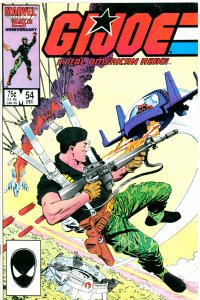 G.I. Joe #54 Marvel Comics 1986 VF