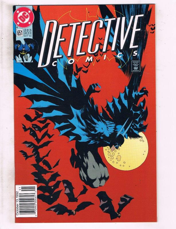 Lot of 5 Detective Comics DC Comic Books #650 651 652 653 654 CB2