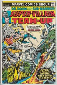 Super-Villain Team-Up #3 (Dec-75) NM- High-Grade Namor the Sub-Mariner, Docto...