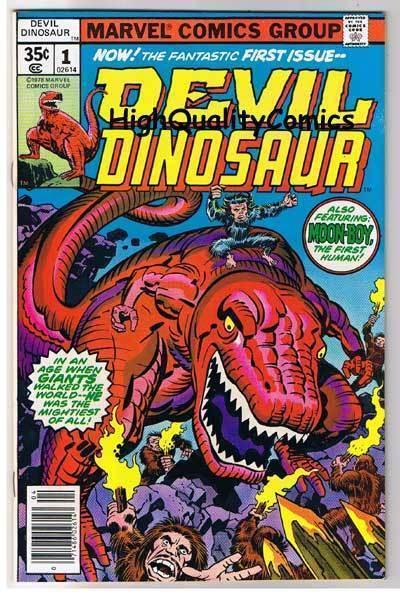 DEVIL DINOSAUR #1, VF, Jack Kirby, Moon-Boy, T-Rex, 1978, more JK in ...