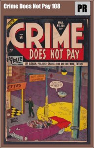 Crime Does Not Pay 108 (1951) PR Golden Age Lev Gleason comic