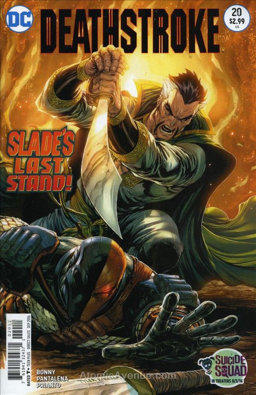 Deathstroke (2nd Series) #20 VF/NM ; DC | New 52 Last Issue