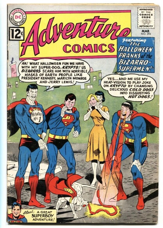 ADVENTURE COMICS #294-BIZARRO MARILYN MONROE-SUPERBOY