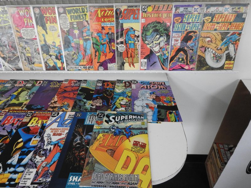 Huge Lot of 150+ Comics W/ Joker, Batman, & Superman Avg.  F+ Condition.