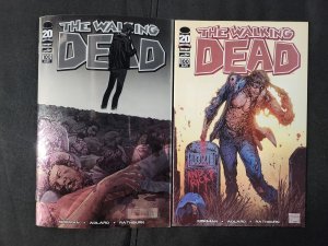 Walking Dead 2PC LOT #100 Chromium Wraparound+McFarlane Variant/1st Negan(9/9.2)