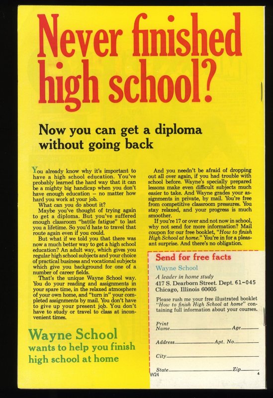 Grim Ghost #1 VF- 7.5 Origin Grim Ghost! Ernie Colon Cover! Atlas Comic 1975!