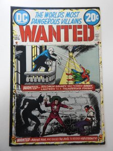 Wanted, The World's Most Dangerous Villains #4 (1972) FN+ Condition!