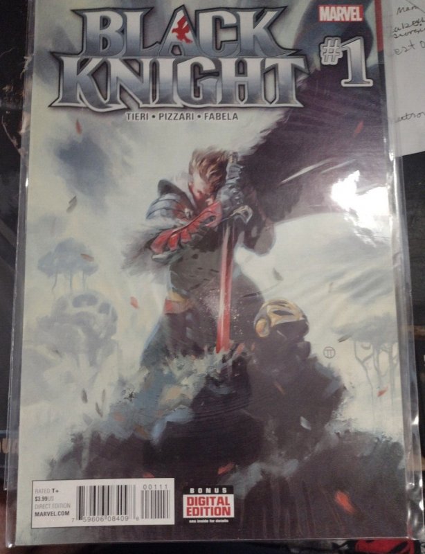 black knight # 1  2016 MARVEL DISNEY weirdworld tieri cover